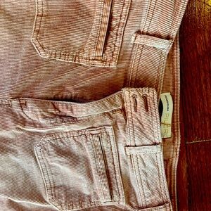 Anthropologie Blush Corduroy Pants